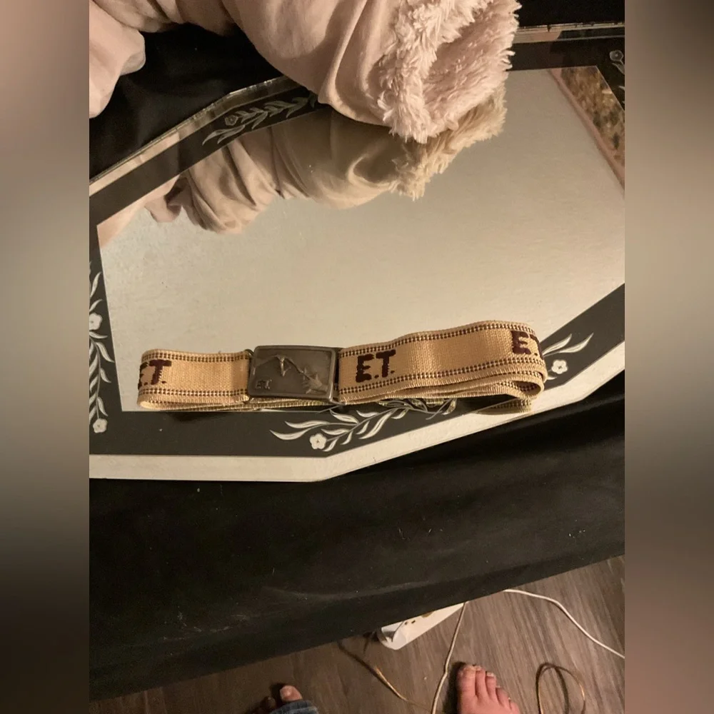 E.T. Extra Terrestrial belt and Buckle kids size